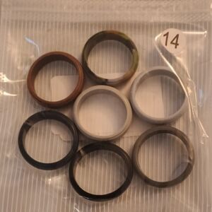 Mokani Elegant Multicolor Ring Set